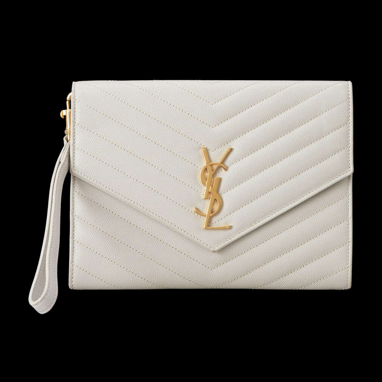 YVES SAINT LAURENT(USED)생로랑 엔벨로프 스트랩 클러치